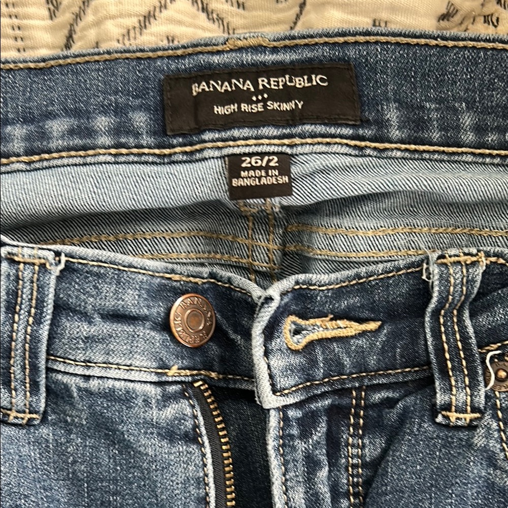 Banana Republic High Rise Skinny Jeans